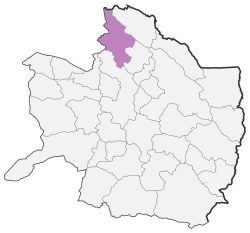 Location of Quchan County in Razavi Khorasan province