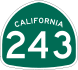 State Route 243 marker