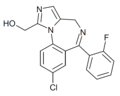 Alphahydroxymidazolam structure.png