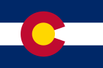 Flag of Colorado designed by Andrew Carlisle Carson.svg
