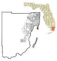 Location in Miami-Dade County and the state of Florida