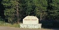 Welcome to Indian Valley, Near Greenville, California.jpg