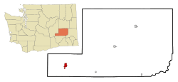 Location of Hatton, Washington