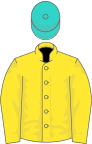 Yellow, Turquoise cap