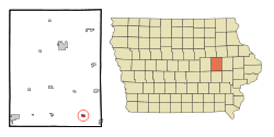 Location of Norway, Iowa