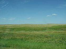 Farmland on the reservation