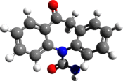 Oxcarbazepine 3d structure.png