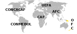 Oceania Football Confederation member associations map.svg