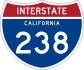 Interstate 238 marker