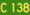 Australian Alphanumeric State Route C138.png