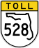 State Road 528 toll marker