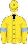 Yellow, light blue armlets