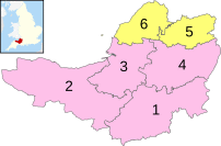 Somerset numbered districts.svg