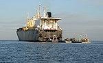 US Navy 110303-N-1786N-006 The Military Sealift Command container roll on-roll off ship USNS Sgt. William Button (T-AK 3012) floats anchored.jpg