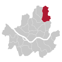 Location of Nowon-gu in Seoul
