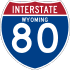 Interstate 80 marker