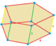 Snub square prismatic honeycomb dual cell.png