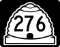 State Route 276 marker