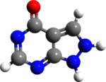 Allopurinol 3d structure.png