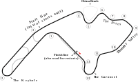 Mid-Ohio Sports Car Course Layout