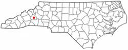 Location of Marion, North Carolina