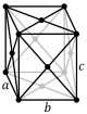 Orthorhombic, face-centered