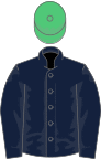 Dark Blue, Emerald Green cap