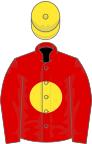Red, yellow disc and cap