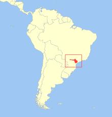 Leontopithecus chrysopygus distribution.svg