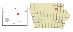 Location of Tripoli, Iowa