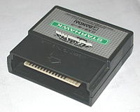 A Starhawk game cartridge for the Vectrex game system