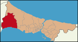 Istanbul location Silivri.svg