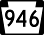 Pennsylvania Route 946 marker
