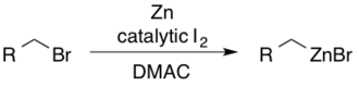 Preparation of alkylzinc reagent