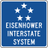 Eisenhower Interstate System sign