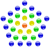 Centered pentagonal number 31.svg
