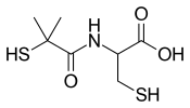 Skeletal formula of bucillamine