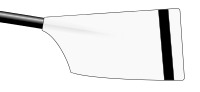 Image showing the rowing club's blade colours