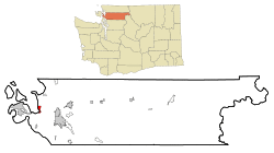 Location of Bay View, Washington