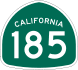 State Route 185 and State Route 77 marker