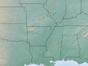 2010 New Year's Eve tornado outbreak map.png
