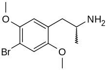 Chemical structure of (±)-DOB