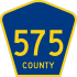 County Route 575 marker