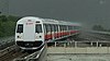 EWL (SMRT) - C151B arriving at Tuas Link MRT Station (Kawasaki Heavy Industries & CSR Qingdao Sifang C151B (KSF)).jpg