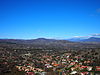 Tuggeranong Valley from Mt Wanniassa July 2013.jpg
