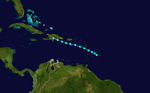 1945 Atlantic tropical storm 3 track.png