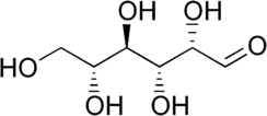 Stereo structural formula of (5R)-altrose