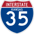 Interstate 35 marker