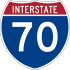 Interstate 70 marker
