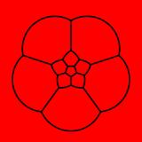 Dodecahedron stereographic projection.svg